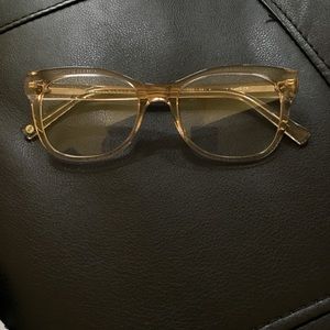 Warby Parker Lucy glasses in Elderflower Crystal